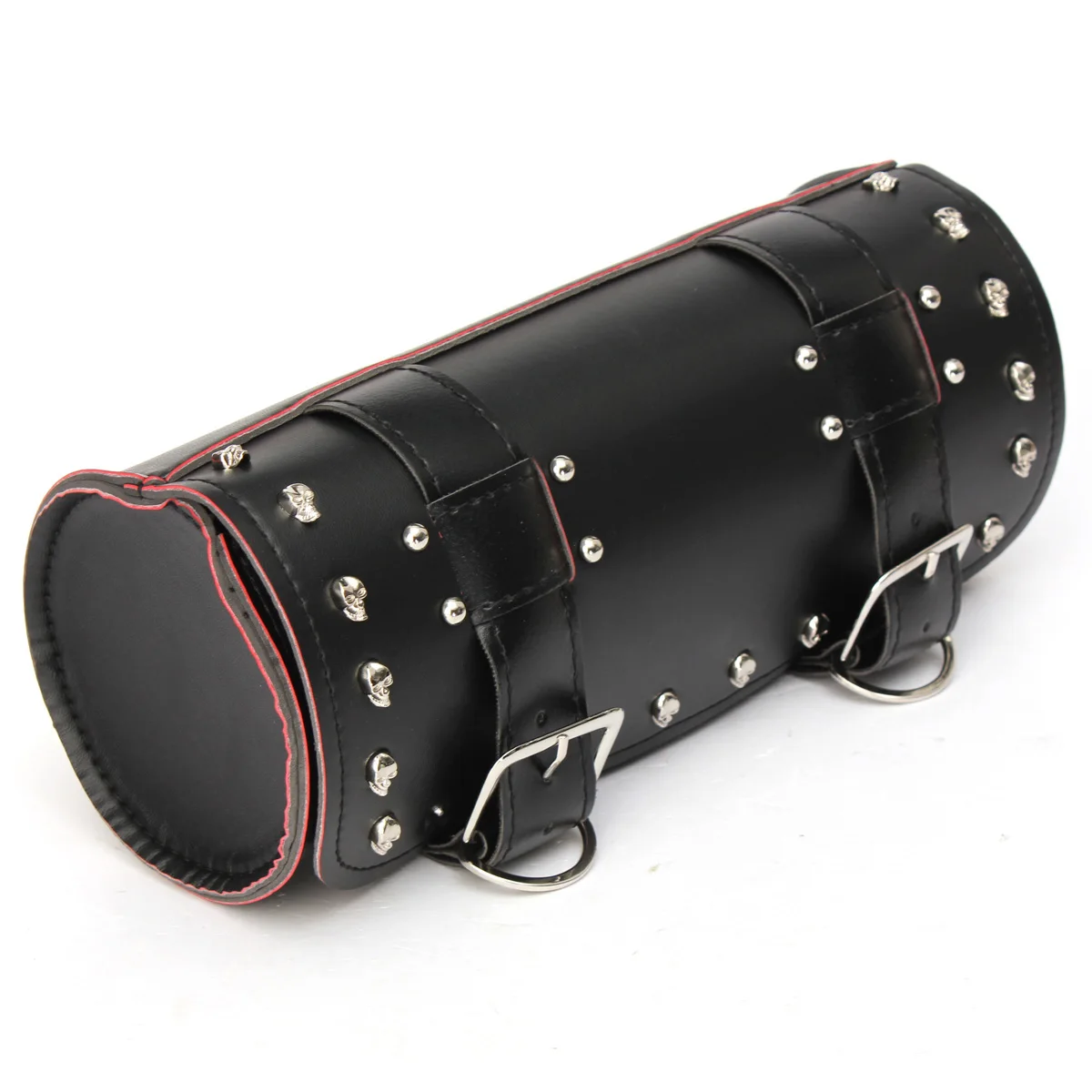 Universal Leather Motorcycle Saddlebag Storage Tool Pouch Front Luggage