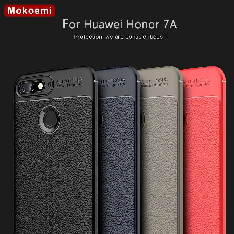 

Mokoemi Fashion Lichee Pattern Shock Proof Soft 5.7"For Huawei Honor 7A Case For Huawei Honor 7a Cell Phone Case Cover