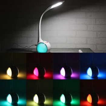 

LED Eye Protect Dimmable Desk Lamp LED Touch Control Reading Table Lamp Light RGB Touch Control for Kid Rooms Bedroom