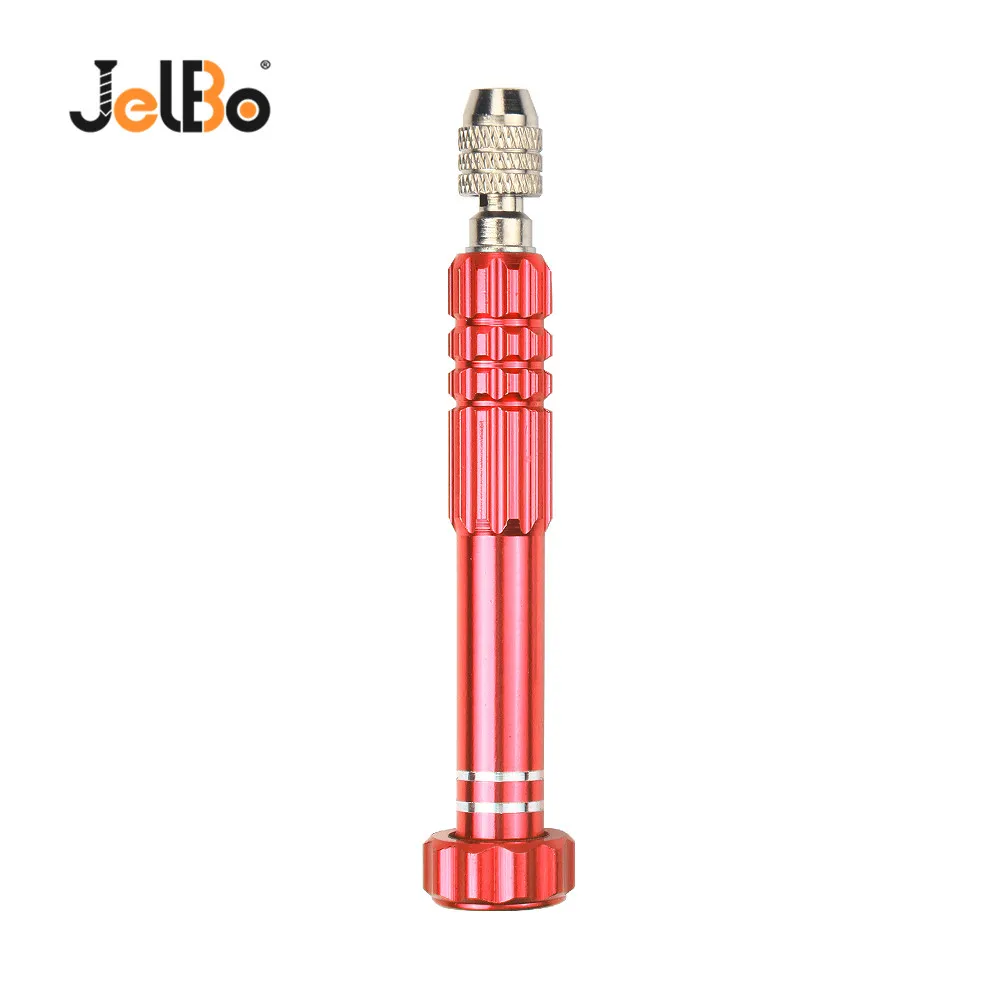 JelBo 5 In 1 Red Precision Screwdriver Set Mobile Phone Repair Hand Tool for iPhone Torx Cross Screw Driver Bit