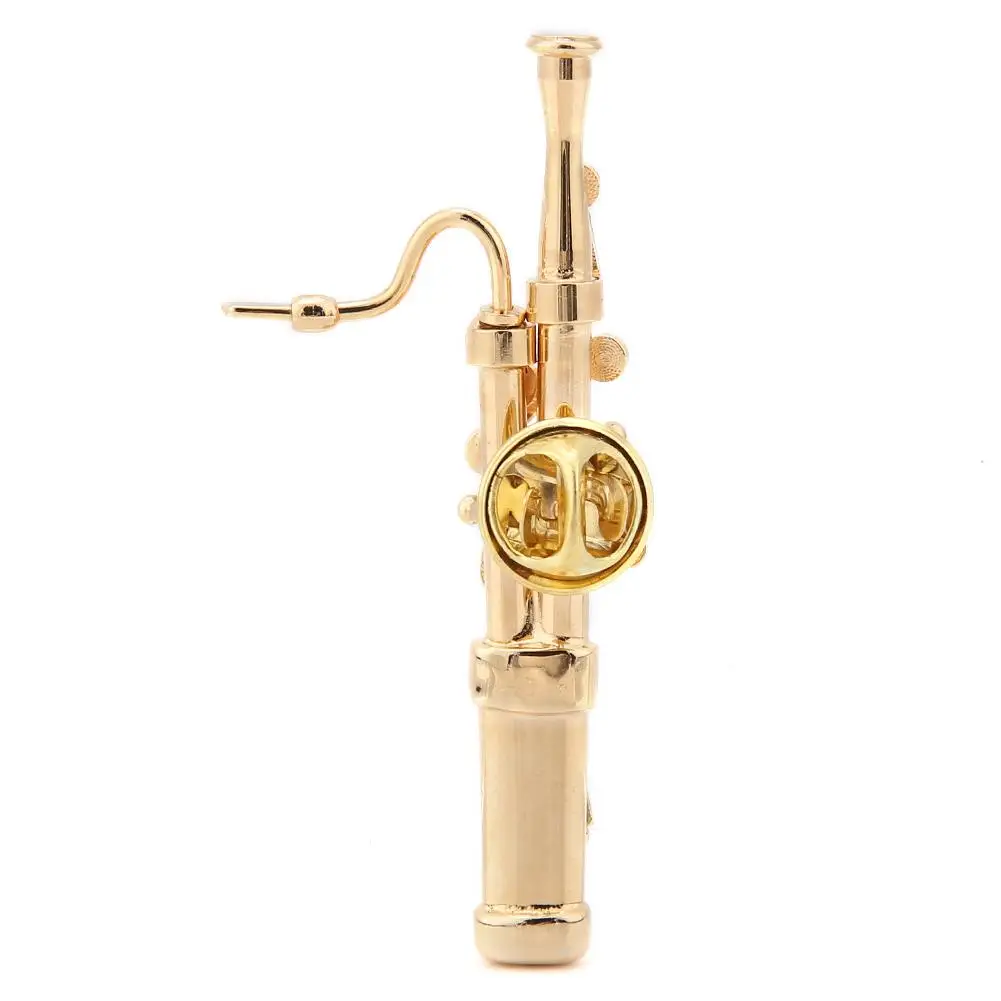 Горячая золотое покрытие медь Bassoon музыкальный инструмент Bassoon Брошь булавка с подарочной коробкой