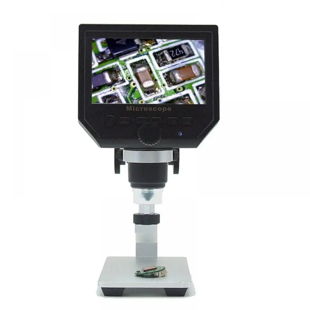 

Portable 600X 3.6MP Digital Microscope 4.3" LCD Electronic HD Video Microscopes USB Endoscope Magnifier Camera Al-alloy Stent
