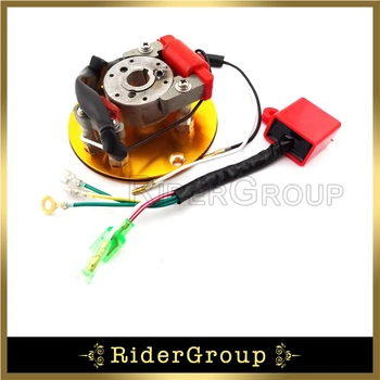 

Gold Racing Magneto Stator Rotor Ignition CDI Box For 110cc 125cc 140cc Chinese Lifan YX Pit Dirt Bike Motor Motorcycle