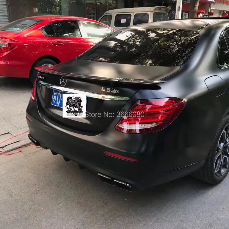 SHCHCG для Mercedes Benz W213 E Class 4 дверный седан E200 E220 E250 E300 2016 2018 задний спойлер из
