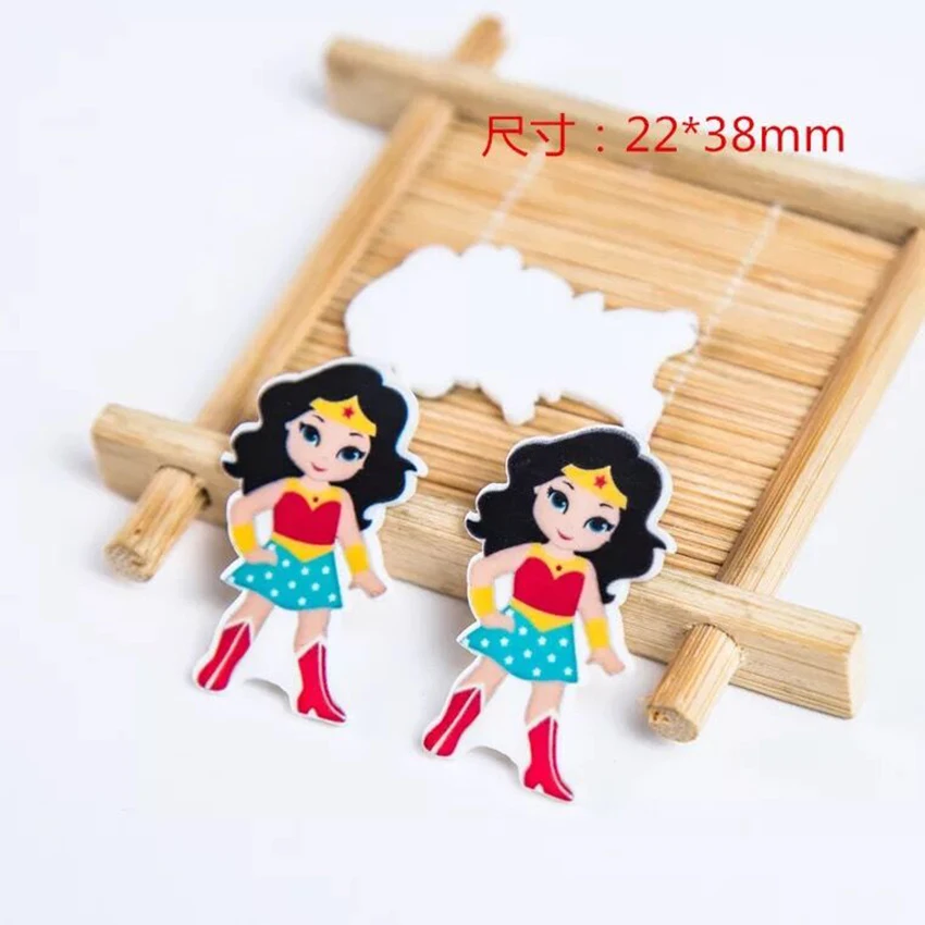 

10pcs/lot flat back planar resin kawaii cartoon girl DIY resin cabochons accessories