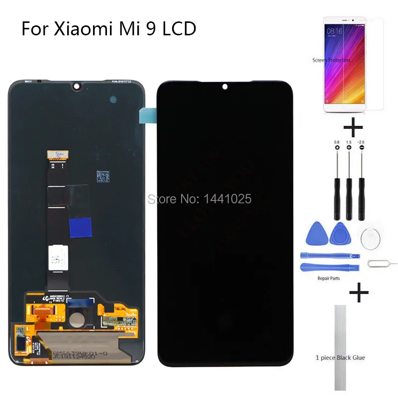 Экран дисплея замена для Xiaomi Mi 9 LCD сенсорный экран 6 39 дюймов черный ЖК с рамкой mi