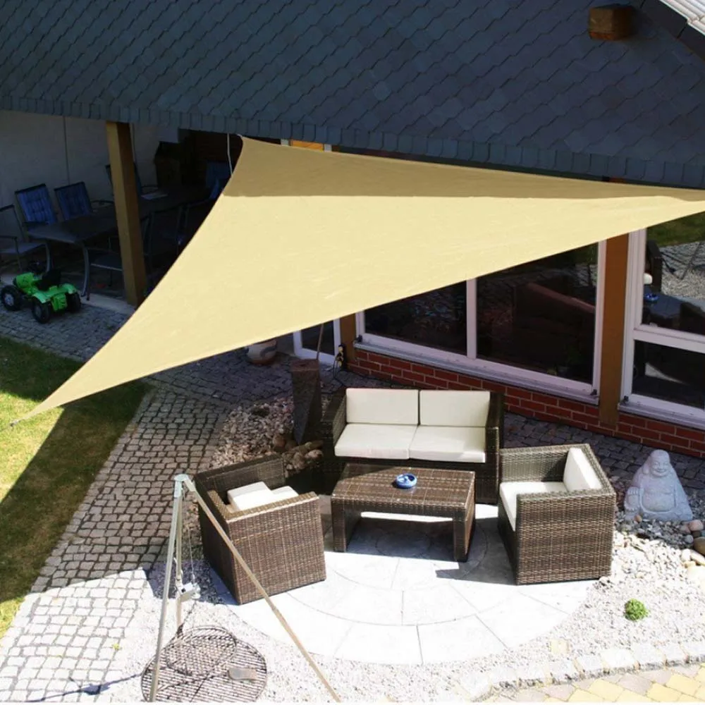 3*3 m 3,6*3,6 m 5*5 m al aire libre sombra de sol triángulo sol refugio toldo jardín patio piscina velas de sombra toldo Camping Picnic tienda de 3 3*3 m 3,6*3,6 m 5*5 m al aire libre sombra de sol triángulo sol refugio toldo jardín patio piscina velas de sombra toldo Camping Picnic tienda de 3