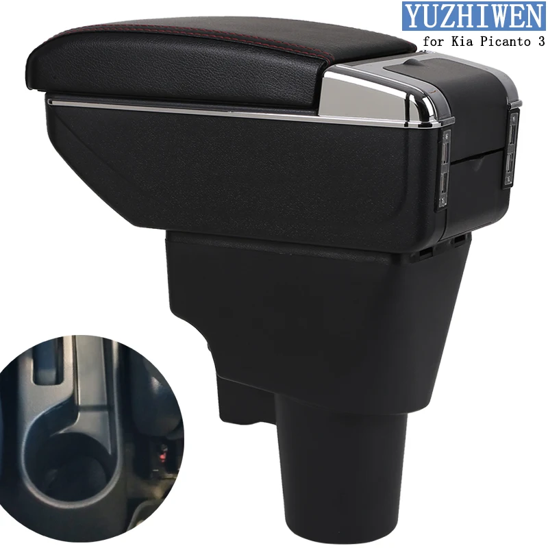 For Kia Picanto Armrest Box Picanto3X Line Universal Car Central