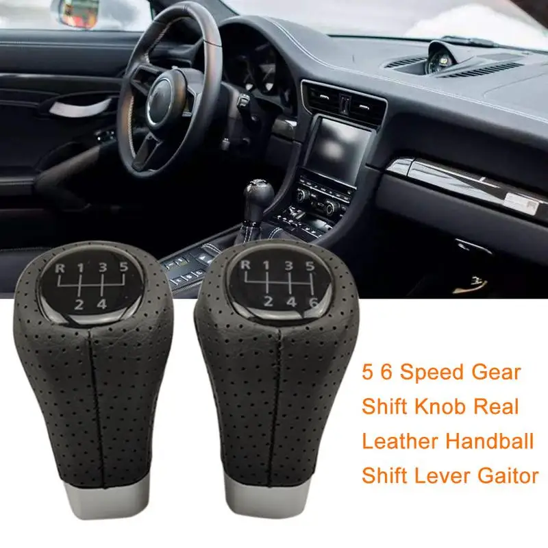 Car Interior Supplies 5 6 Speed Gear Shift Knob Real Leather Handball Lever Gaitor For BMW E81 E82 E87 E88 E90 E91 E92 E93 | Автомобили и