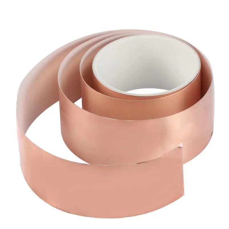 

50mm x2M Copper Foil Tape EMI Shielding Guitar Slug Snail Barrier