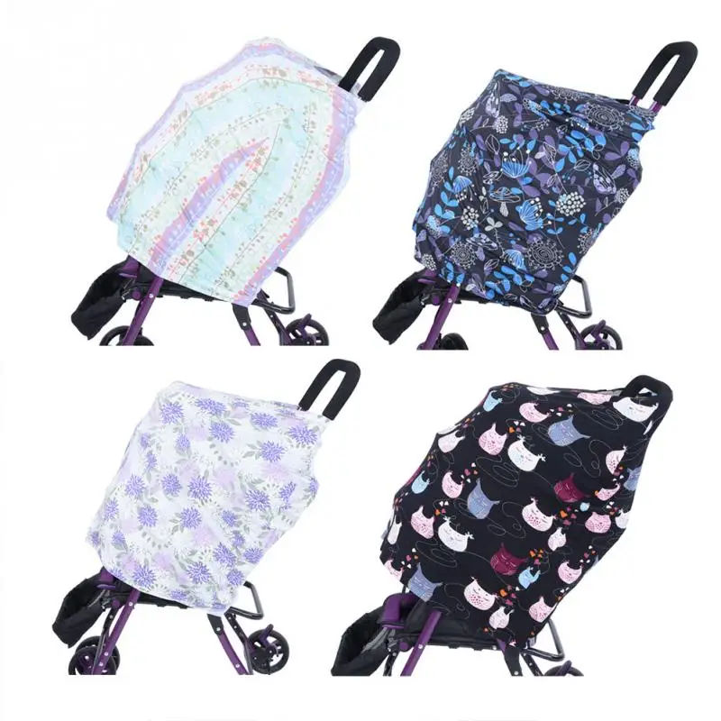 

Fashion Baby Breastfeeding Cover Cotton Baby Car Seat Cover Shopping Cart Cover Fashion Breathable Multifunctional Nursing Cover