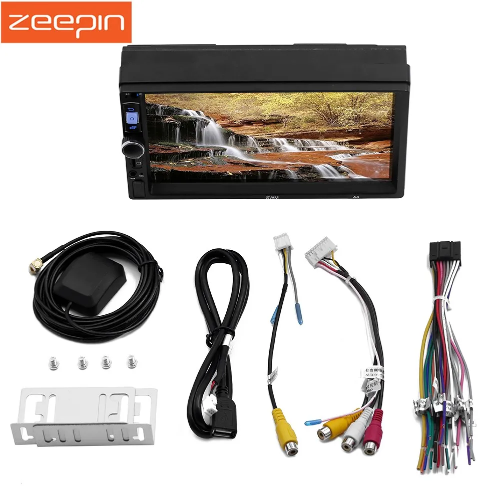 

Zeepin 7 Inch Android 8.1 GPS Navigation Car MP5 Player Support AUX Bluetooth WiFi Rear View USB Muti-Language