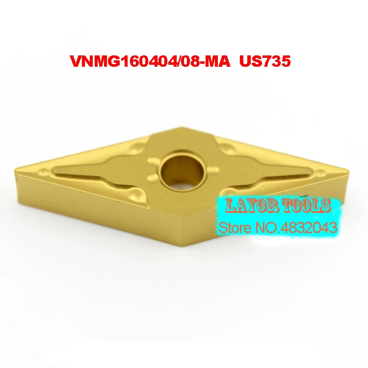 

VNMG160404-MA US735/VNMG160408-MA US735,VNMG 160404/VNMG160408 carbide insert for turning tool holder,CNC,machine,boring bar