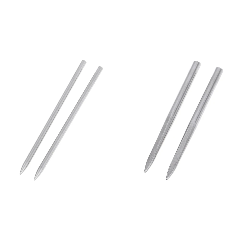 

4pcs 3' Stainless Steel Paracord Needle Stitching Lacing Fid Camping Hiking for Weaving Needles Tool High Quality