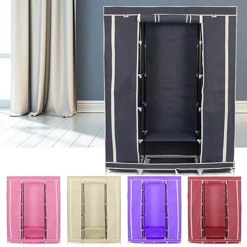 1Pcs Modern Non-woven Cloth Wardrobe Storage Cabinet DIY Fold Portable Storage Cabinet Multifunction Dustproof Closet 1Pcs Modern Non-woven Cloth Wardrobe Storage Cabinet DIY Fold Portable Storage Cabinet Multifunction Dustproof Closet