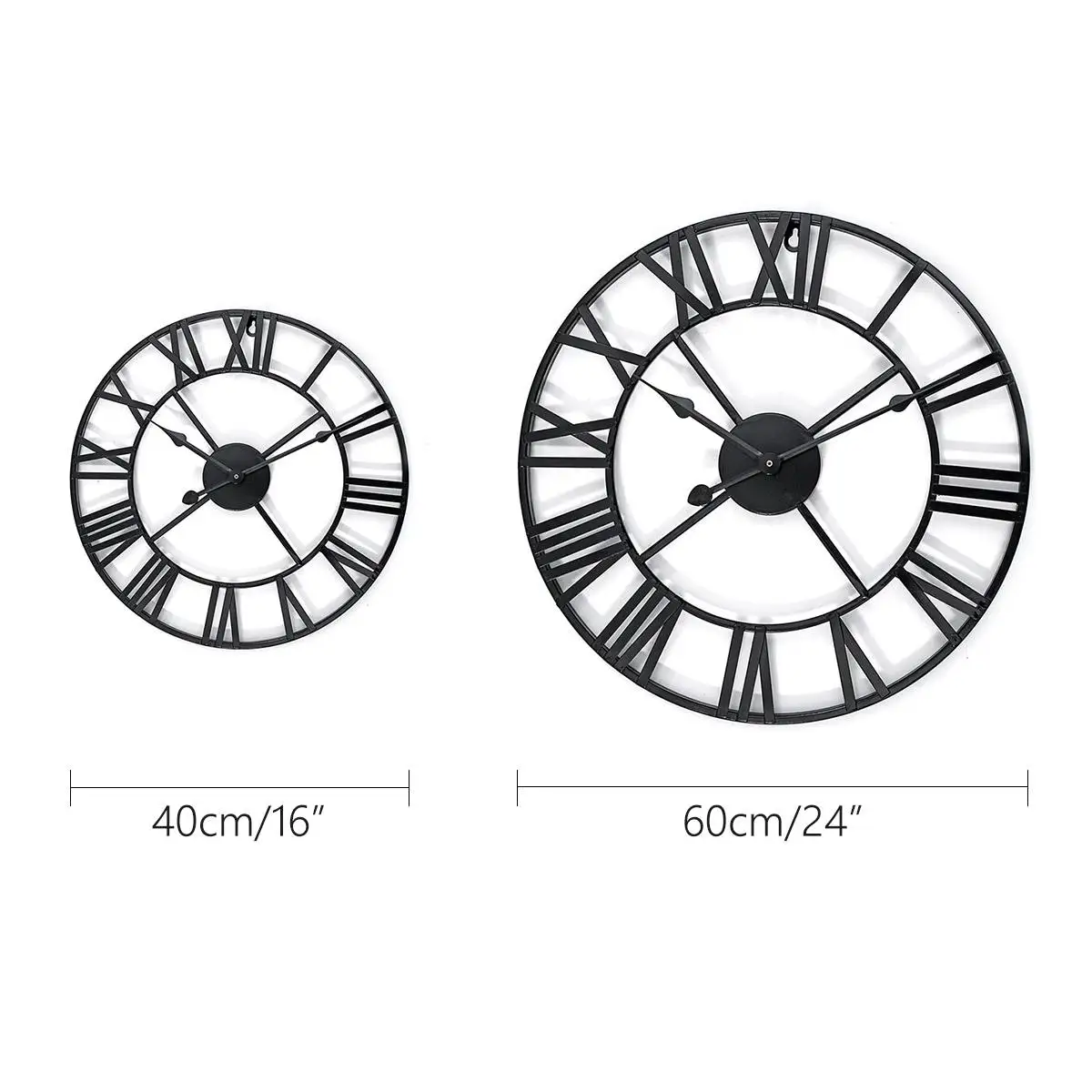 40/60 см новые модные современные круглые металлические настенные часы процесс пайки, отличающийся Большой долговечностью при кабинет офисы жилых помещений кафе и т. д