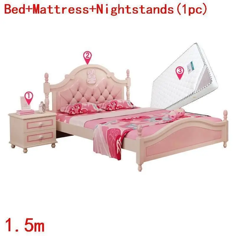 Tingkat Bois Crib Infantiles Hochbett Ranza Baby Furniture Lit Enfant Wooden Cama Infantil Muebles De Dormitorio Children Bed