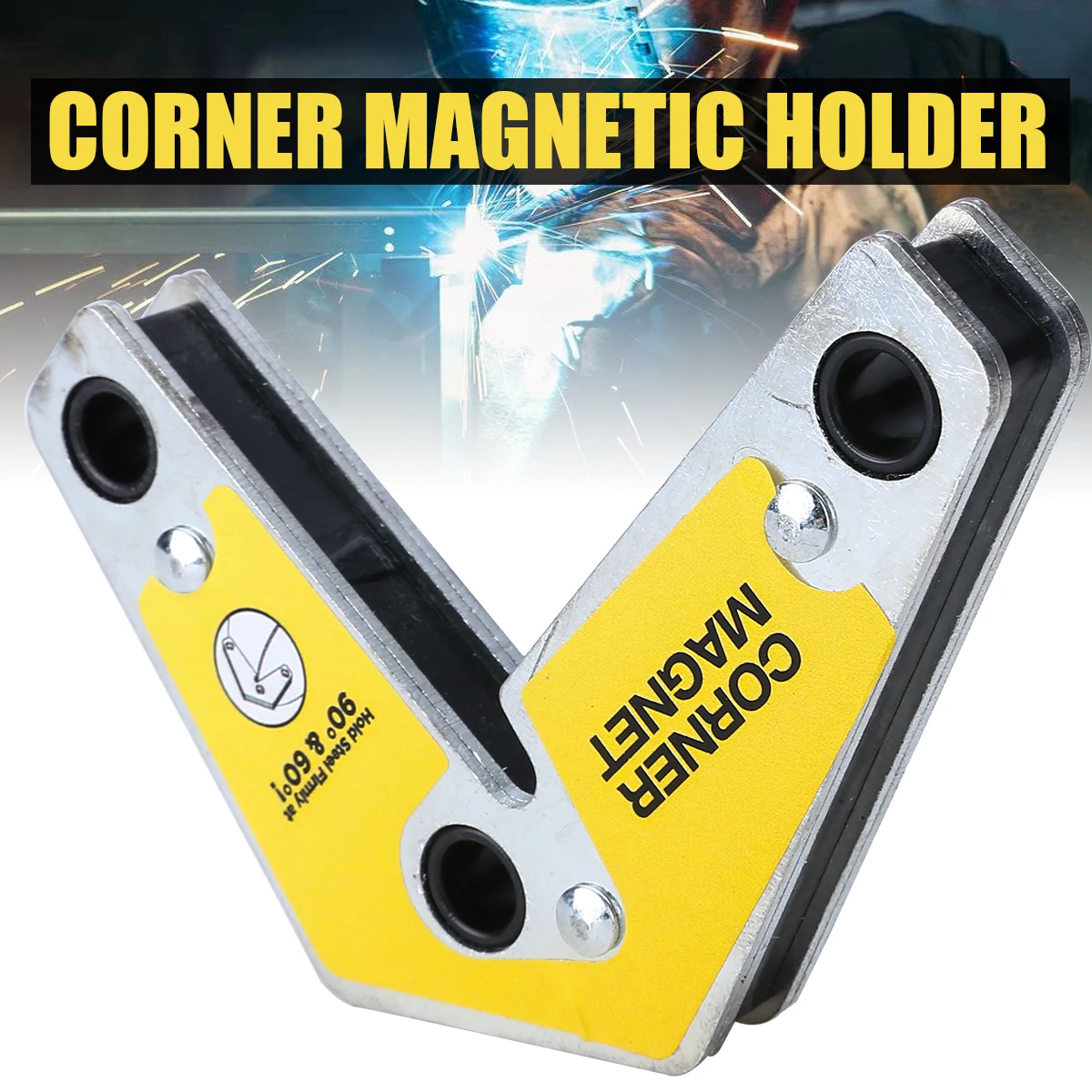 Strong Welding 60° 90° Corner Magnetic Holder Industrial Soldering Locator Tool