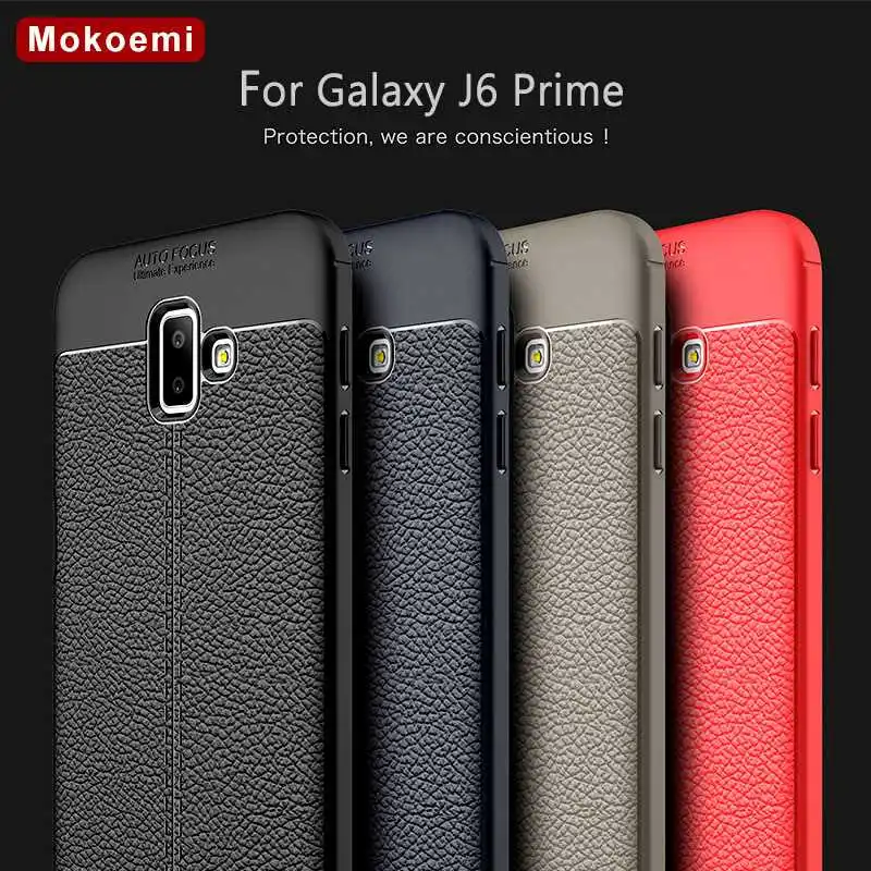 

Mokoemi Lichee Pattern Shock Proof Soft 6.0"For Samsung Galaxy J6 Prime Case For Samsung Galaxy J6 Prime Cell Phone Case Cover