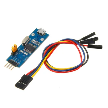 

LEORY PL2303 USB To UART TTL Converter Mini Board LED TXD RXD PWR 3.3V/5V Output Serial Module Circuits