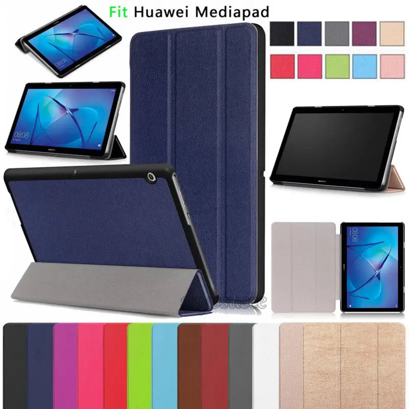 Ultra Slim Case For Huawei MediaPad M5 lite 10 BAH2-W19/L09/W09 10.1&quotTablet PC stand cover for huawei mediapad case | Компьютеры и