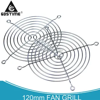 50PCS Gdstime DC Fan Grill Protector Metal Finger Guard 120mm 12cm Silver Tone for PC Computer 50PCS Gdstime DC Fan Grill Protector Metal Finger Guard 120mm 12cm Silver Tone for PC Computer