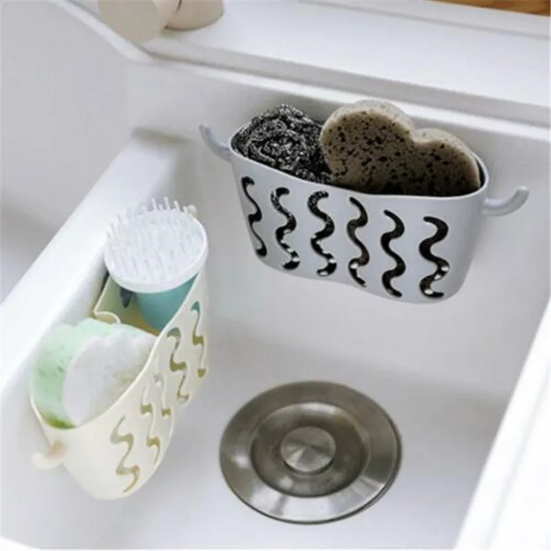 

Kitchen Sink Caddy Sponge Holder Storage Organizer Soap Drainer Rack Strainer