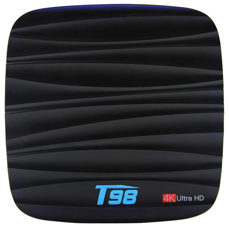 ТВ приставка T98 RK3328 Android 7 1 2 Гб ОЗУ 16 ПЗУ 4 ГГц Wi Fi Bluetooth 0 1000 Мбит/с LAN поддержка 4K H.265 с