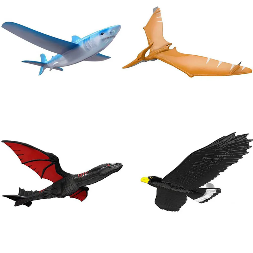 

EPP Airplane Hand Launch Throwing Aircraft Inertial Foam Dragon Eagle Shark Plane Toy Model