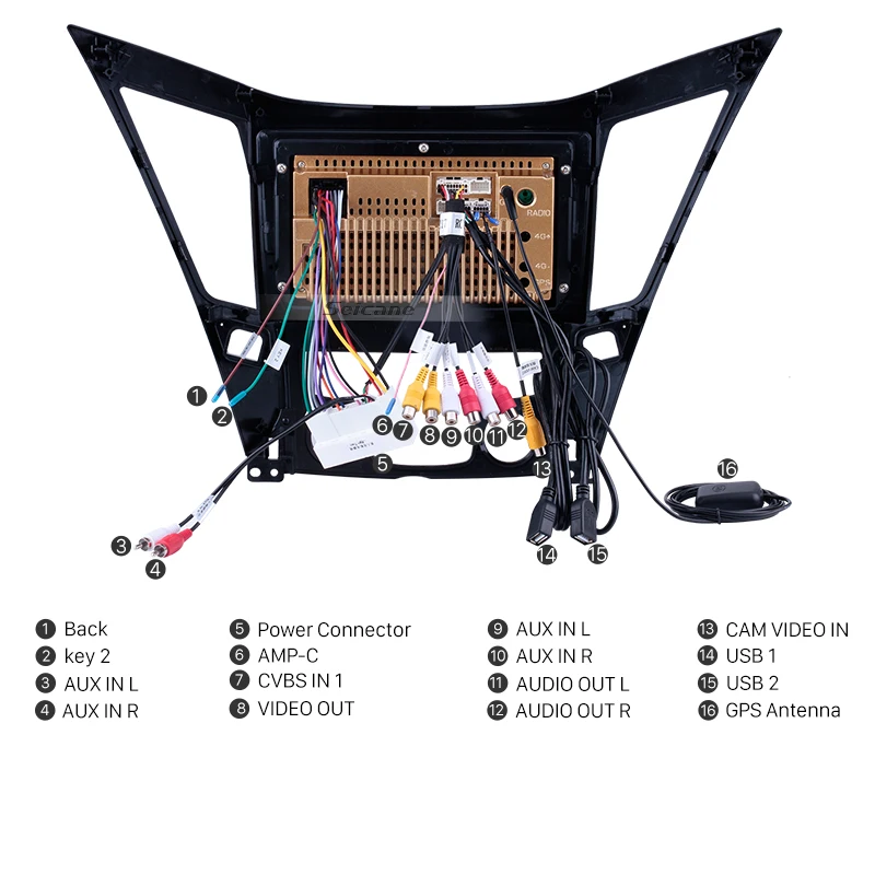 Pаспродажа Seicane Android 8,1 9 дюймов HD сенсорный DVD 2din Автомагнитола font b gps b font Navi система для 2011 2012 2013 2014 2015 HYUNDAI Sonata i40 i45