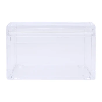 

1PC Holder Storage Container Clear Popular Acrylic Creative Storage Box With Cover for Comestic Cotton Pads Tea Bag
