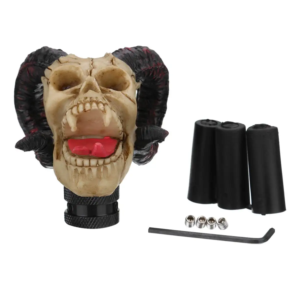 

Universal Car Skull Head Style Manual Stick Gear Shift Knob Skull Shifter Lever