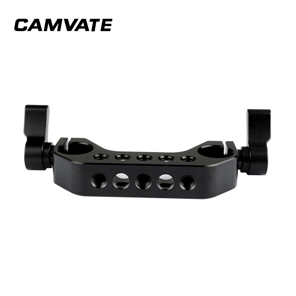 CAMVATE 15 مللي متر السكك الحديدية قضيب المشبك 1/4-20 موضوع الأسود مقبض ل DLSR كاميرا تزوير قفص اللوح الأساس السكك الحديدية قضيب دعم نظام C1422 CAMVATE 15 مللي متر السكك الحديدية قضيب المشبك 1/4-20 موضوع الأسود مقبض ل DLSR كاميرا تزوير قفص اللوح الأساس السكك الحديدية قضيب دعم نظام C1422