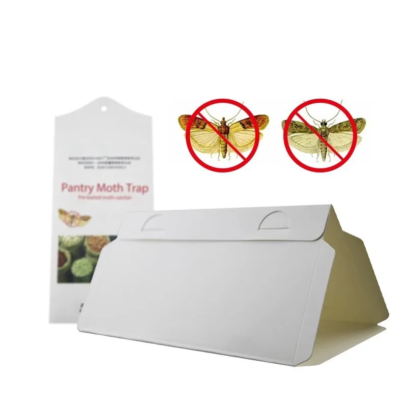 

2pcs/lot Pheromone Pre-baited Pantry Moth Trap Pest Control Killer Mole Repeller Pest Reject Fly Trap Insects Household Use