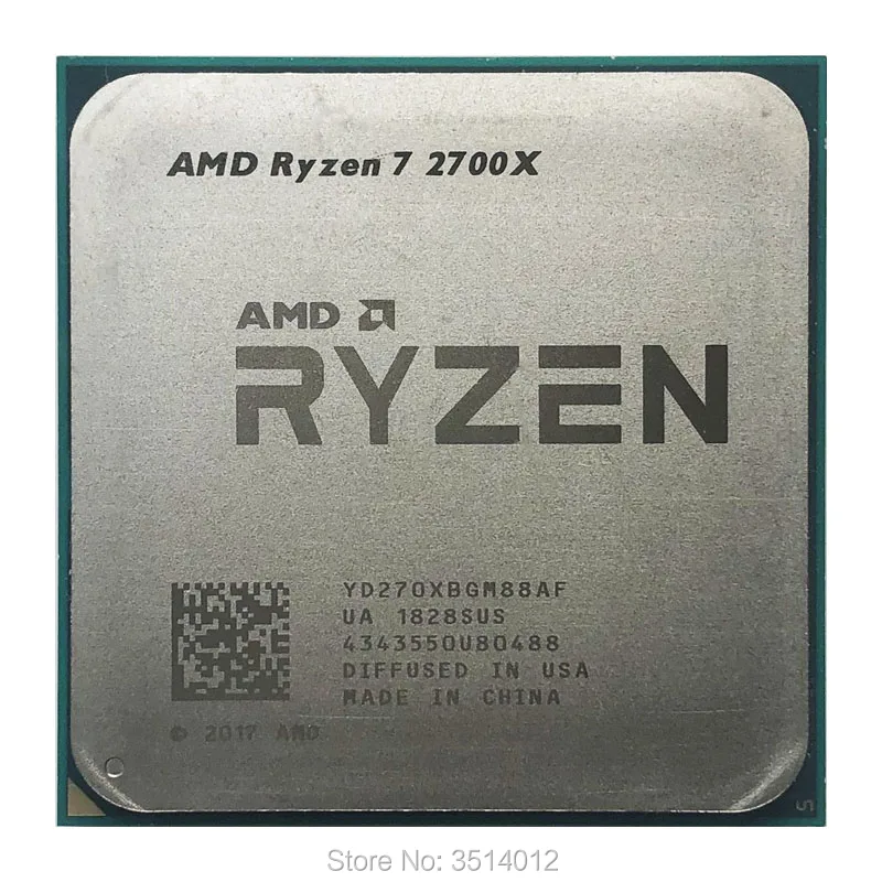 AMD Ryzen 7 2700X R7 2700X 3.7 GHz Eight Core Sinteen Thread 16M 105W