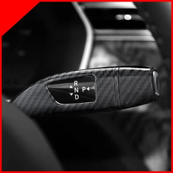 

Car Wiper Switch Protective Cover Decoration Carbon Fiber Chrome Modification for Tesla Model S Model X 2016 2017