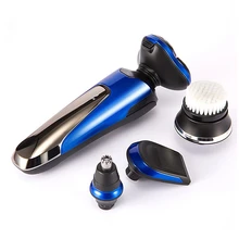 Абсолютно 4в1 электрический триммер перезаряжаемая бритва для бритья бороды приборы для бороды для мужчин Инструменты для укладки