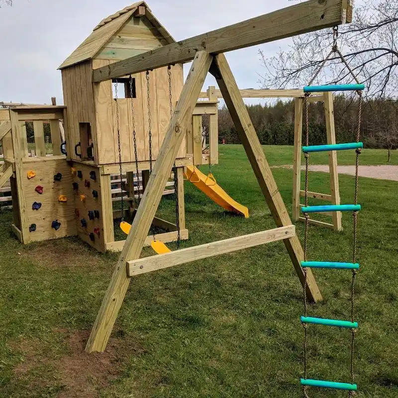 climbing swing set