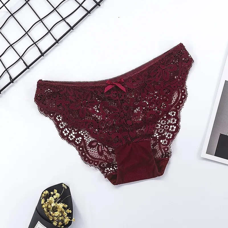 3 шт./лот для женщин низкая талия прозрачный эротическое белье сексуальные