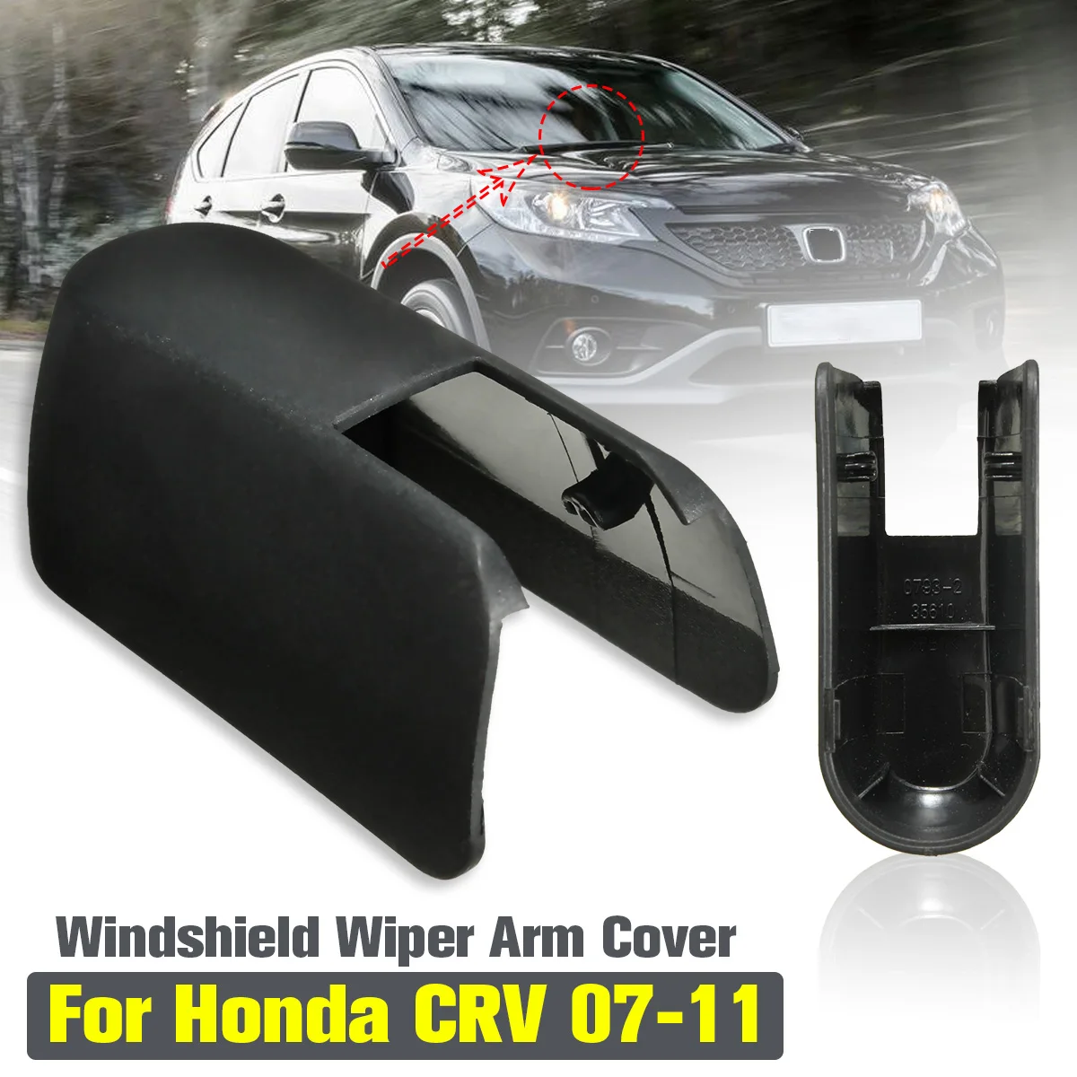 

Car Rear Windshield Wiper Arm Cover Cap for Honda Element for CR-V for Odyssey for Acura 76721-SCV-A01