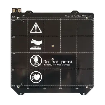

3D Printer Parts Clone I3 Mk3 3D Printer Heated Bed Magnetic Mk52 Heatbed 24V/12V Assembly