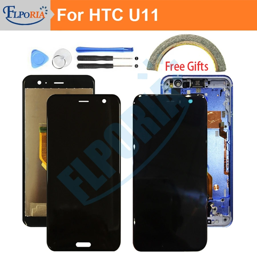 

LCD Screen For HTC U11 LCD Display Touch Screen Digitizer Assembly Replacement Parts Touch Panel For HTC U-3w U-1w U11 5.5