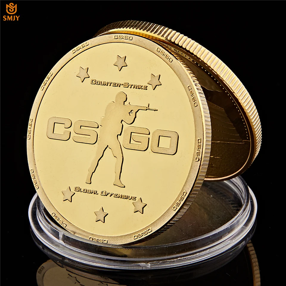Классический дизайн игра CS GO Counter Strike Edition позолоченная коллекция