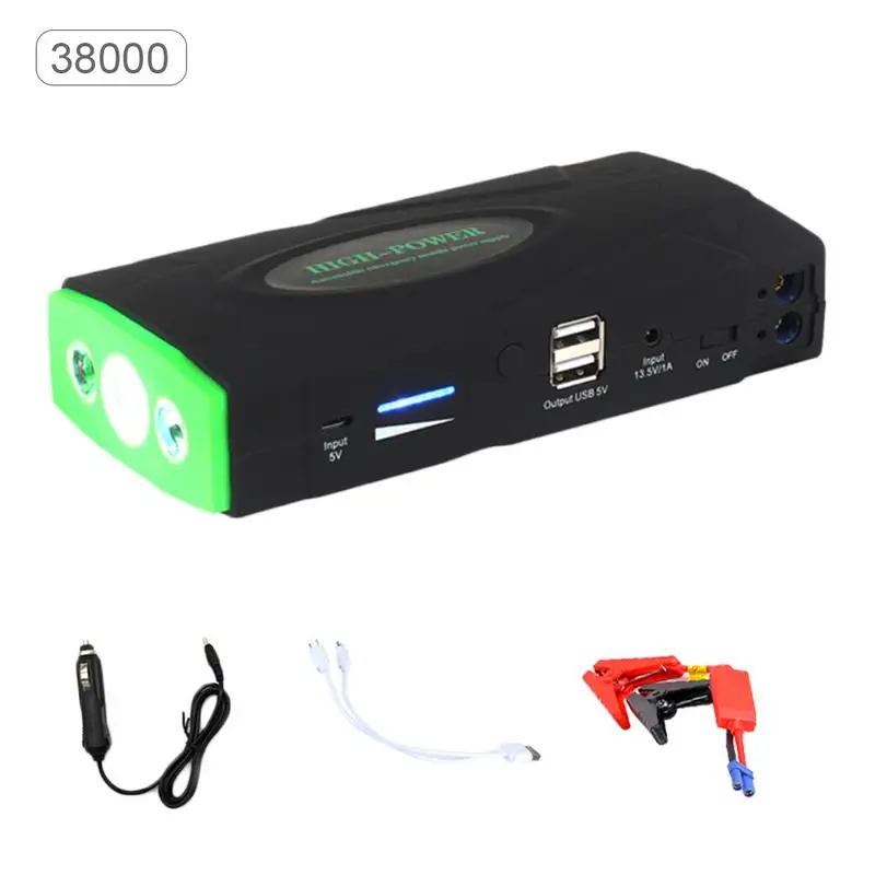 12V Car Jump Starter Portable Power Pack Auto Battery Booster 12V Car Jump Starter Portable Power Pack Auto Battery Booster