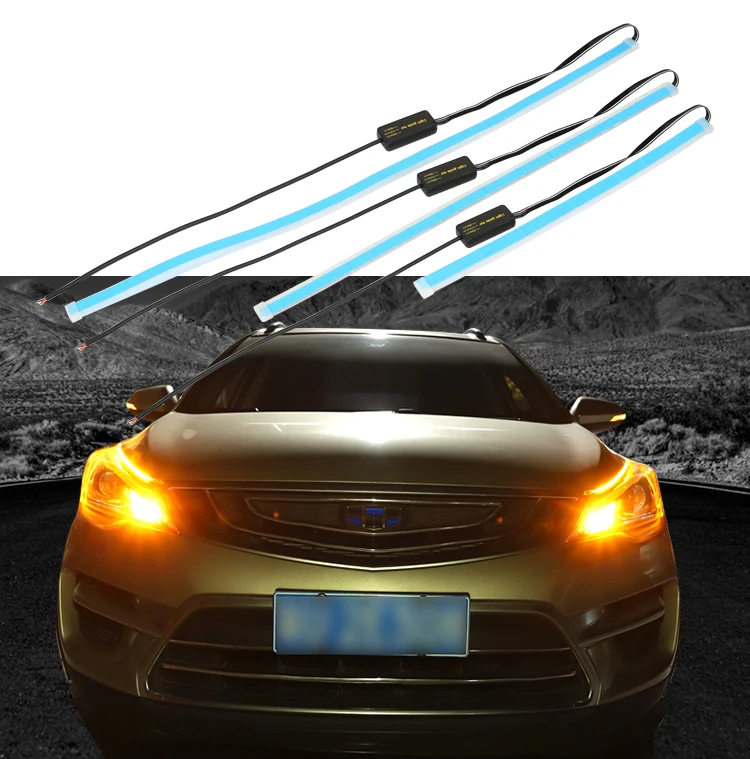 Car Headlight LED Running Light Turning Signal Lamp Daytime Running Lights Auto DRL Car Styling