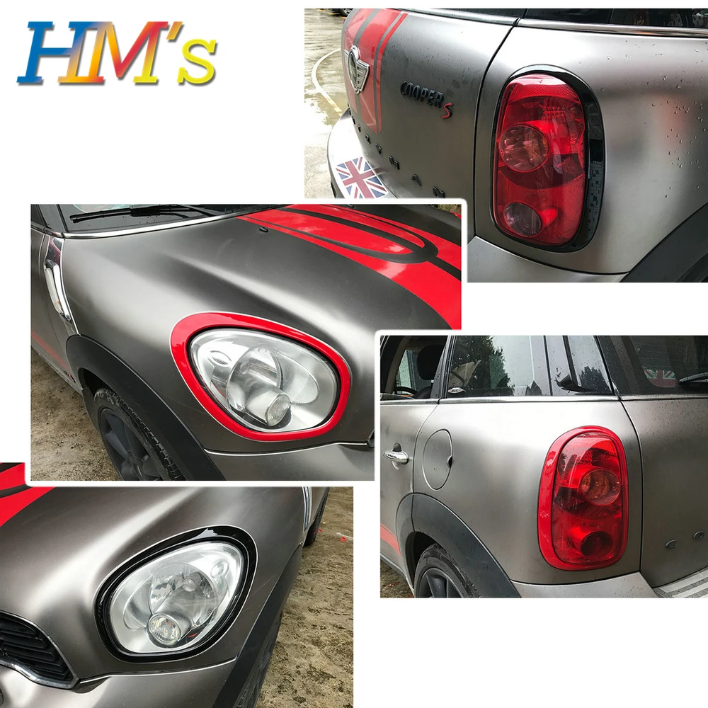 Для MINI Cooper Countryman R60, головной светильник, передняя головка, задний фонарь, светильник, наклейка, кольцо для MINI R60, для MINI Cooper, аксессуары