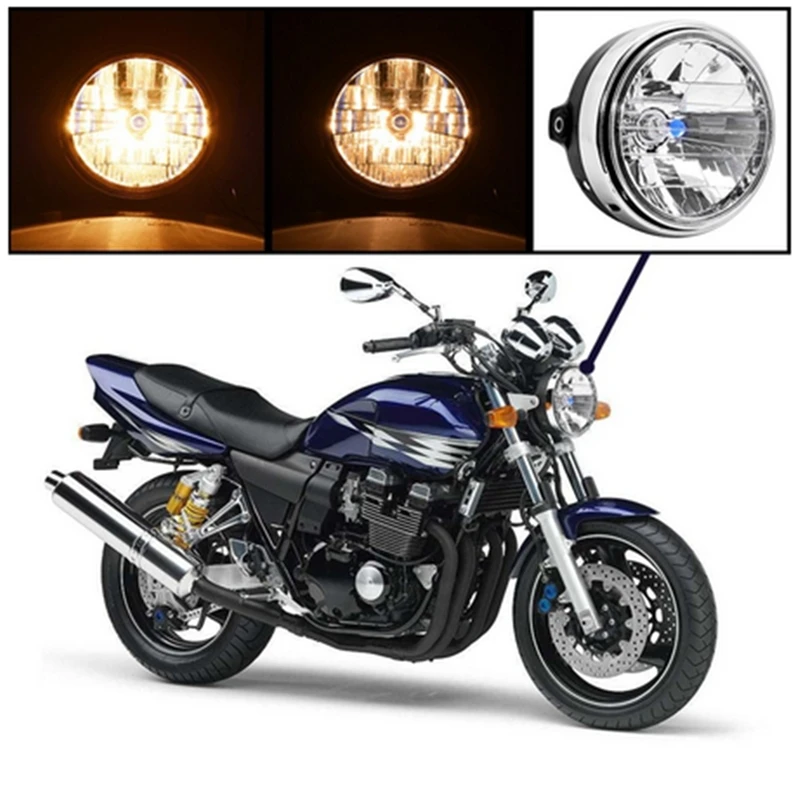 Универсальные аксессуары для мотоциклов Хрустальная фара классический ретро