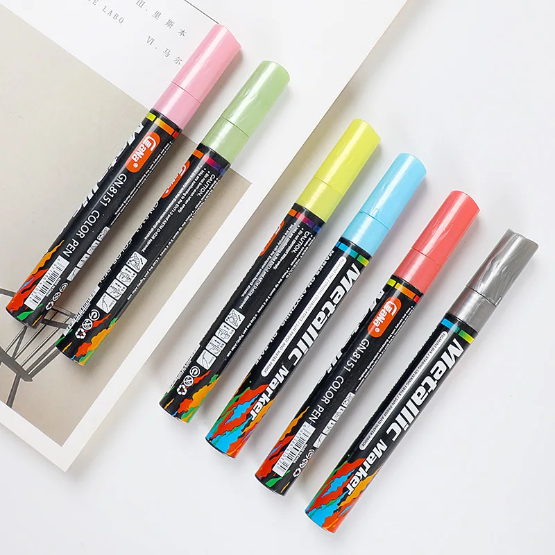 

1pcs Highlighter Liquid Chalk, Erasable Fluorescent Marker Pen Multi Colorful Art Painting For Whiteboard Chalkboard (19 colors)