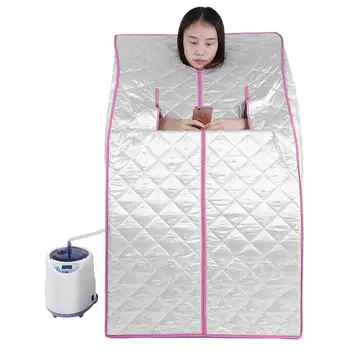 

Portable Steam Sauna Tent Spa Home Salon 2L Steamer Slimming Body Face Detoxification US UK EU Plug