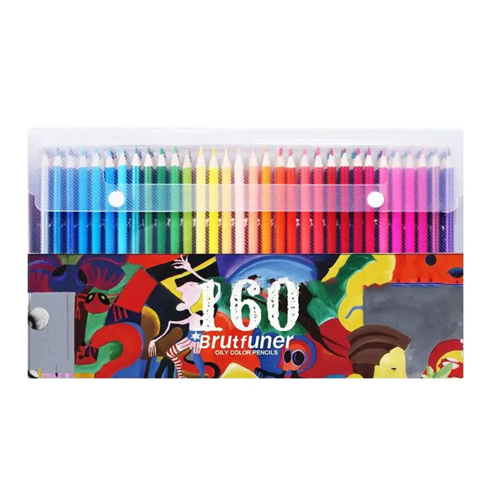 

60 Pack Colored Wood Pencils Set Artist Painting Oil Color Pencil Set Children's Watercolor Brush Drawing Toy